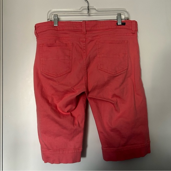 Kut From The Kloth Pink ‘Natalie’ Denim Bermuda Shorts - Picture 5 of 15